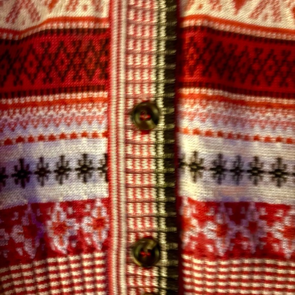 Beautiful multi colour button front sweater from Denmark - Picture 6 of 12